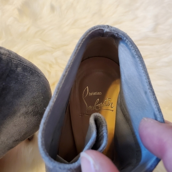 Christian Louboutin Fifre Corset Suede Ankle Boots sz. 36 - Picture 10 of 10